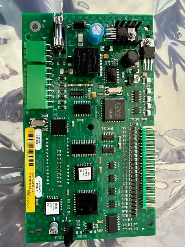 EPC50 operating panel
