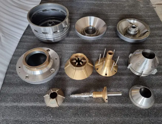 Complete bowl assembly spare parts for marine separators