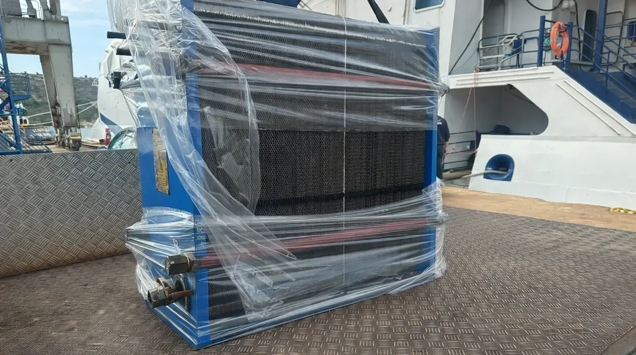 Complete heat exchanger ready for delivery