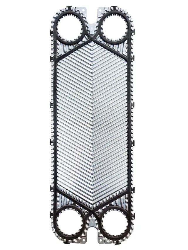 Complete plate with gasket