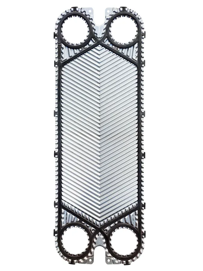 Complete plate with gasket